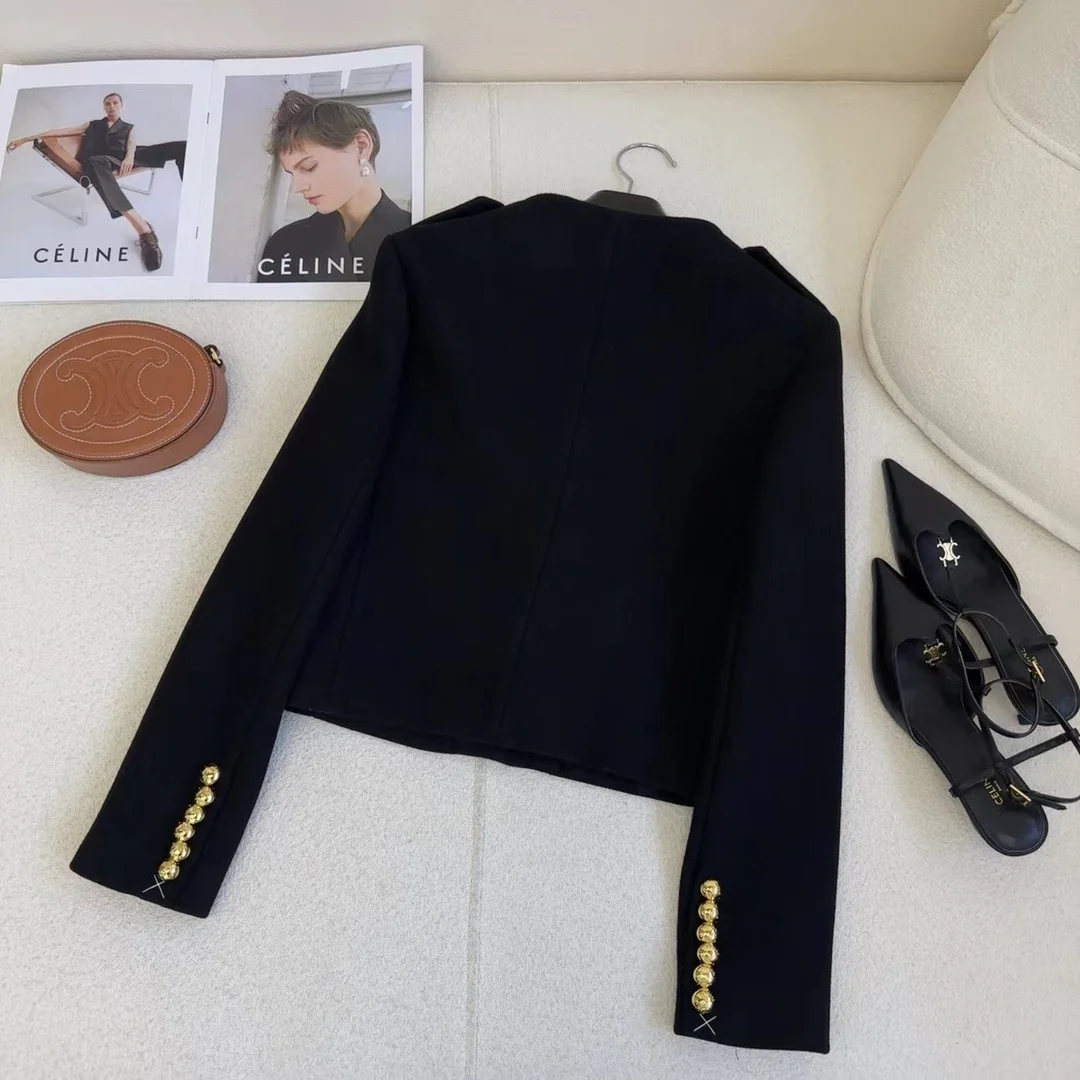 셀린느 울 클로스 밀리터리 자켓