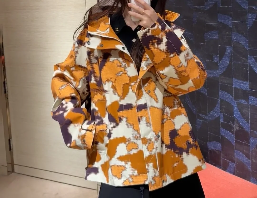 루이비통 코튼 후디드 블루종 1AF875