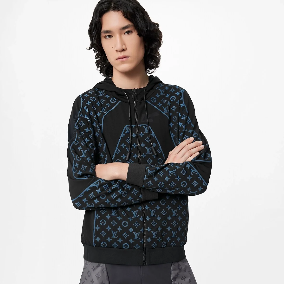 루이비통 하이브리드 스루 자켓
