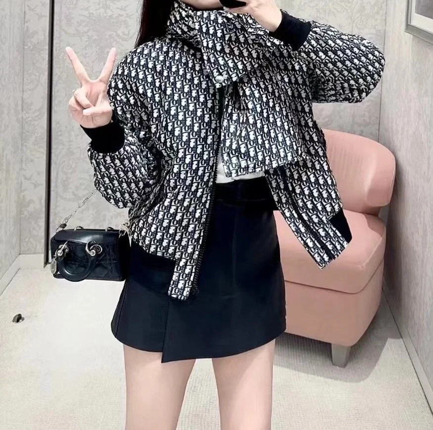 디올 크리스 크로스 칼라 봄버 자켓