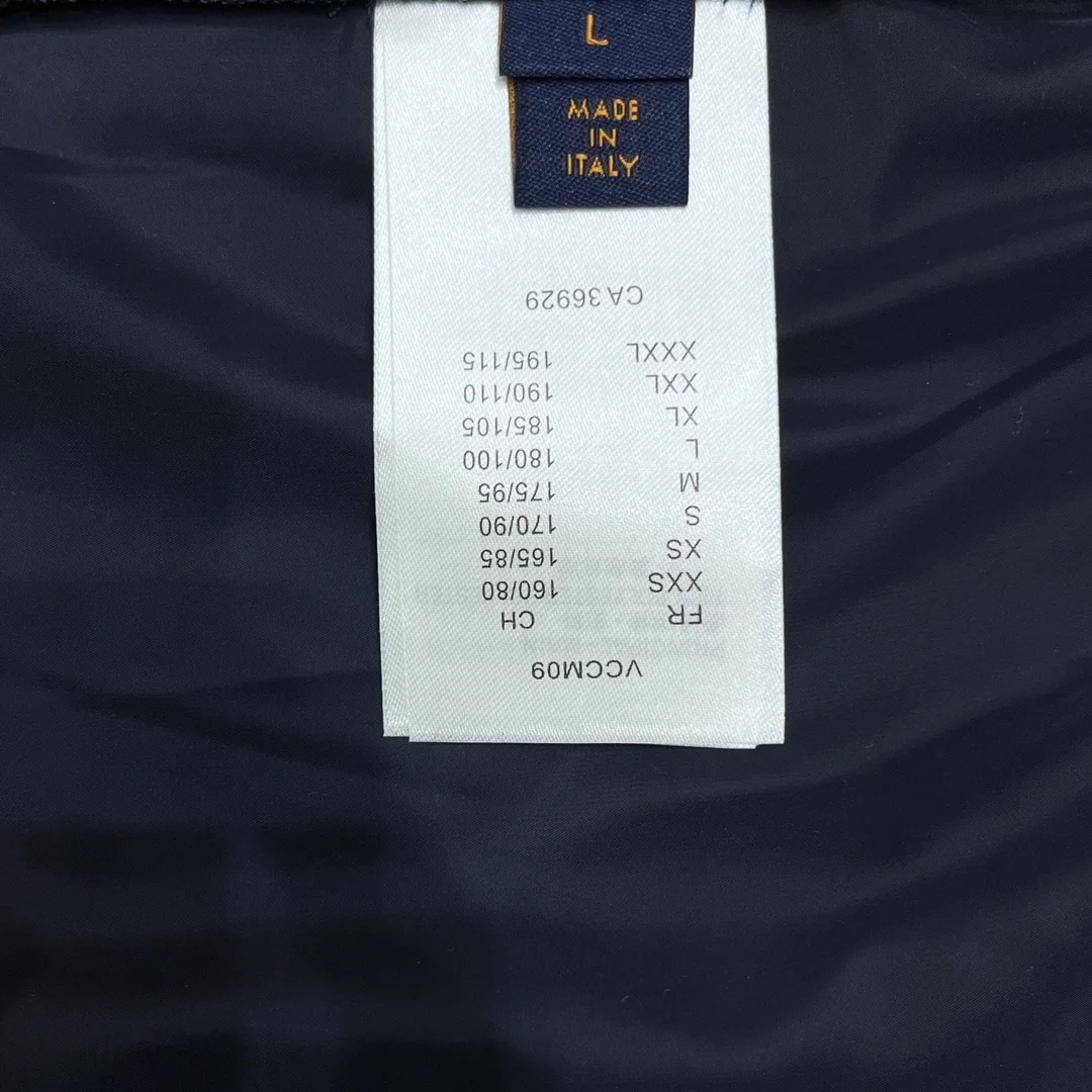 루이비통 테크니컬 코튼 지퍼 트랙탑