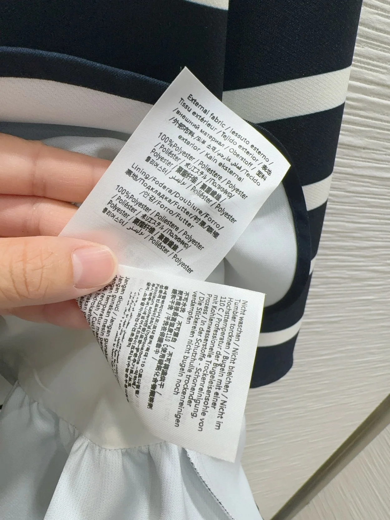 발렌티노 크레이프 쇼츠 드레스