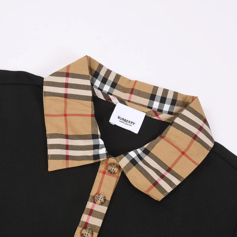 버버리 레이디 블랙 폴로 드레스