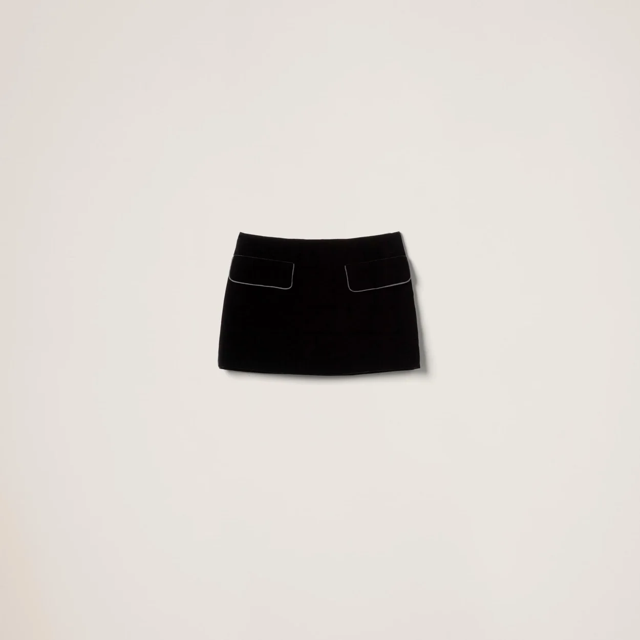 미우미우 벨벳 미니스커트
