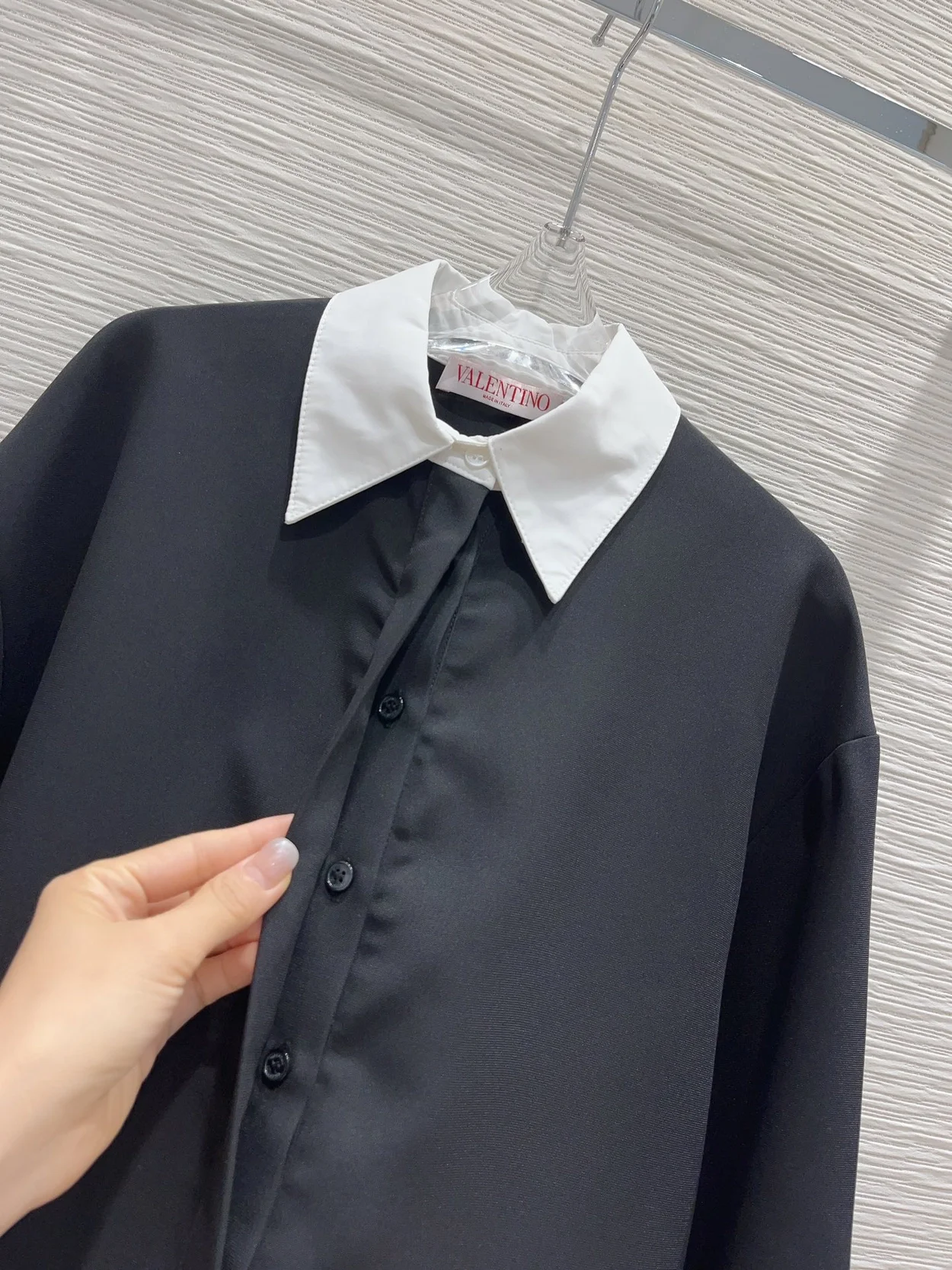 발렌티노 네로 비안코 미니 드레스