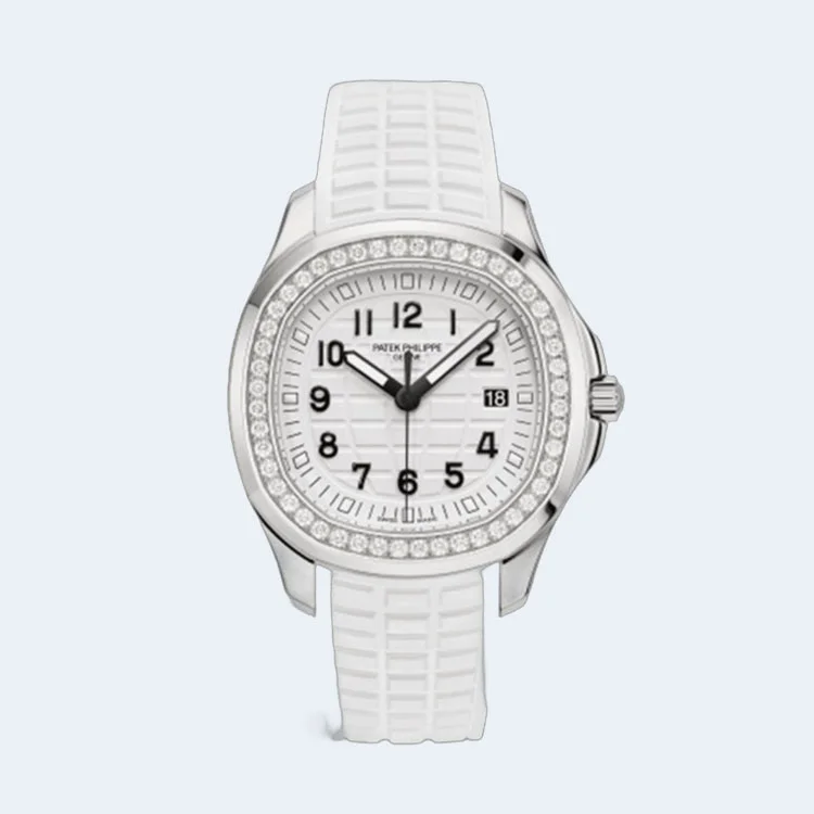 파텍필립 레이디스 아쿠아넛 쿼츠 다이아몬드 화이트 상세 이미지 3