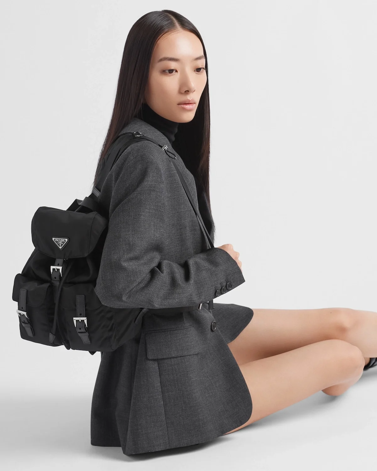 프라다 스몰 리나일론 백팩