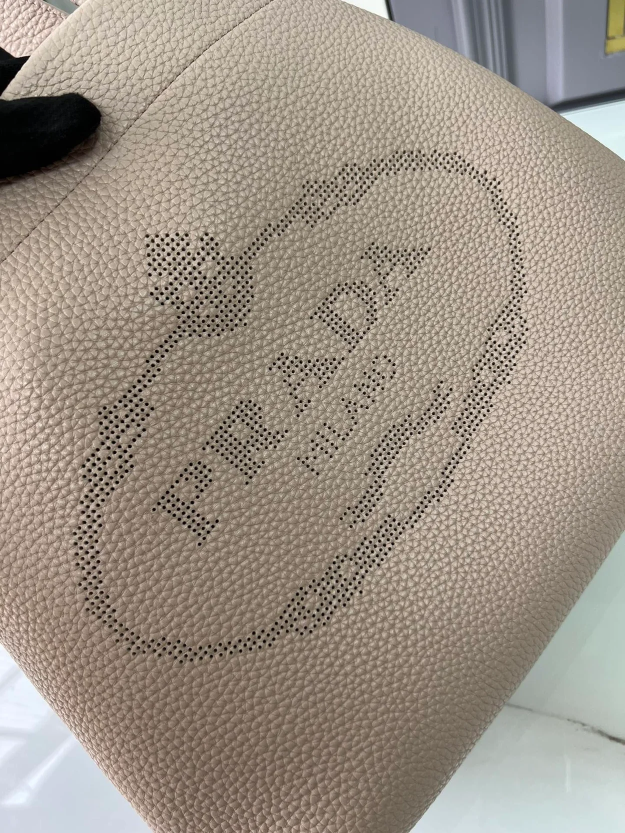 프라다 스몰 레더 토트백 핑크