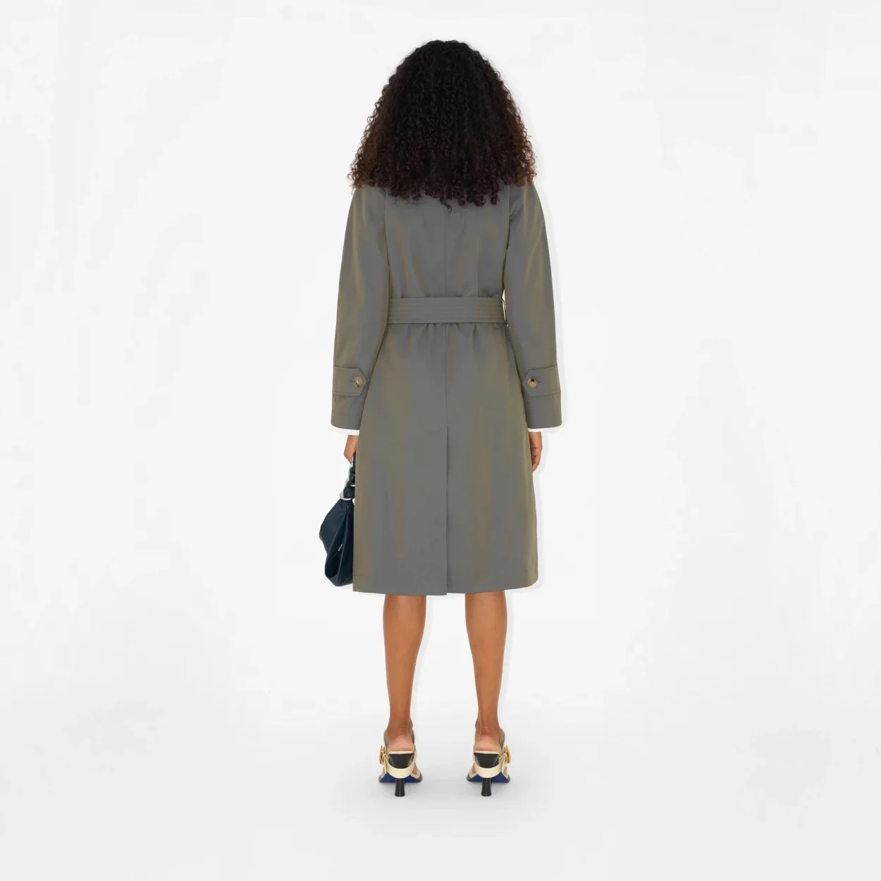 버버리 롱 코튼 카 코트
