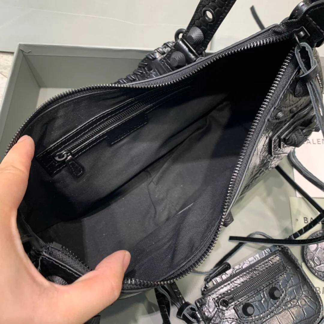 발렌시아가 르 카골 XS 숄더백 블랙