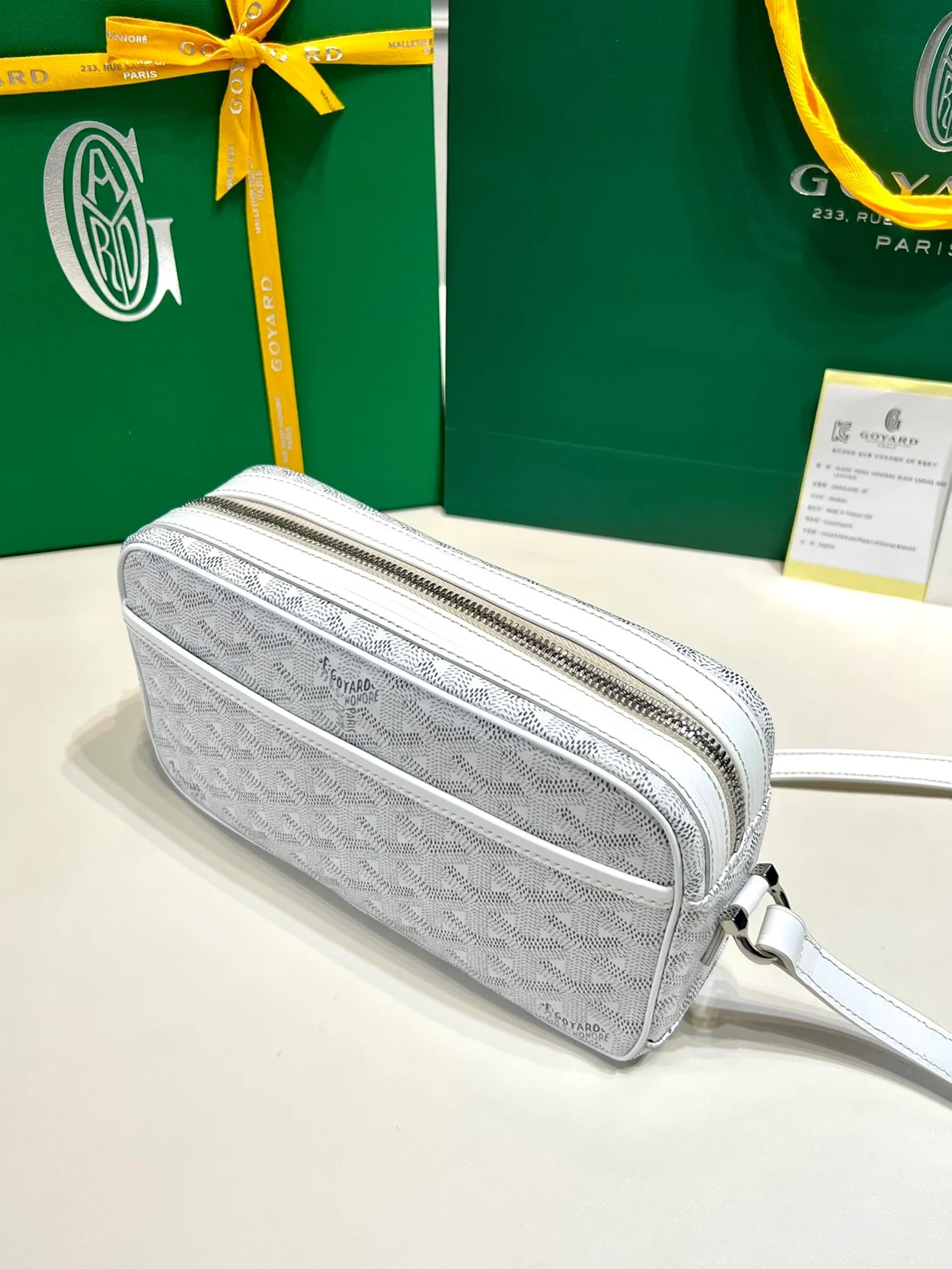 고야드 캅베르 백 PM 화이트