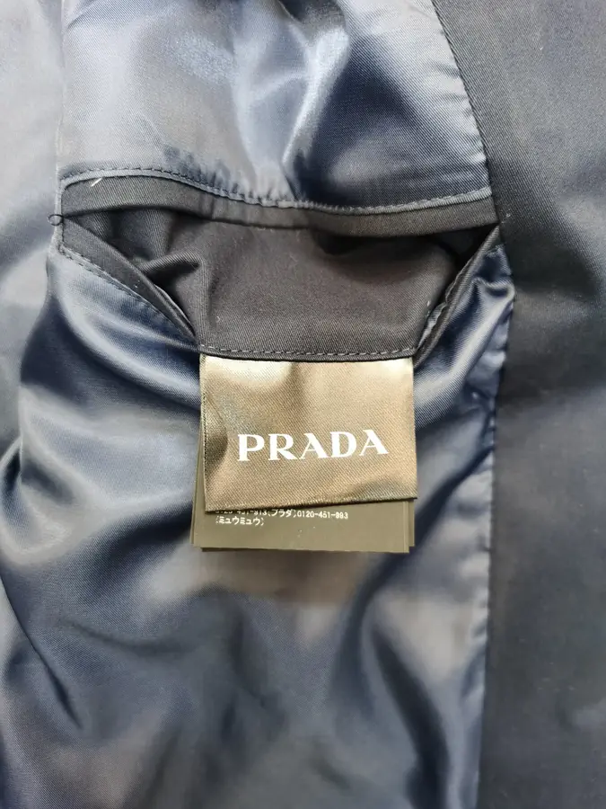 프라다 스트레치 코튼 후드 셔츠