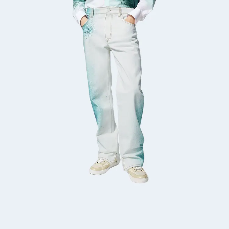 루이비통 스프레이 데님 팬츠