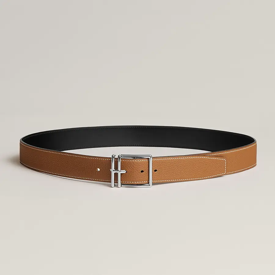 에르메스 네이단 리버서블 브라운 벨트 32mm