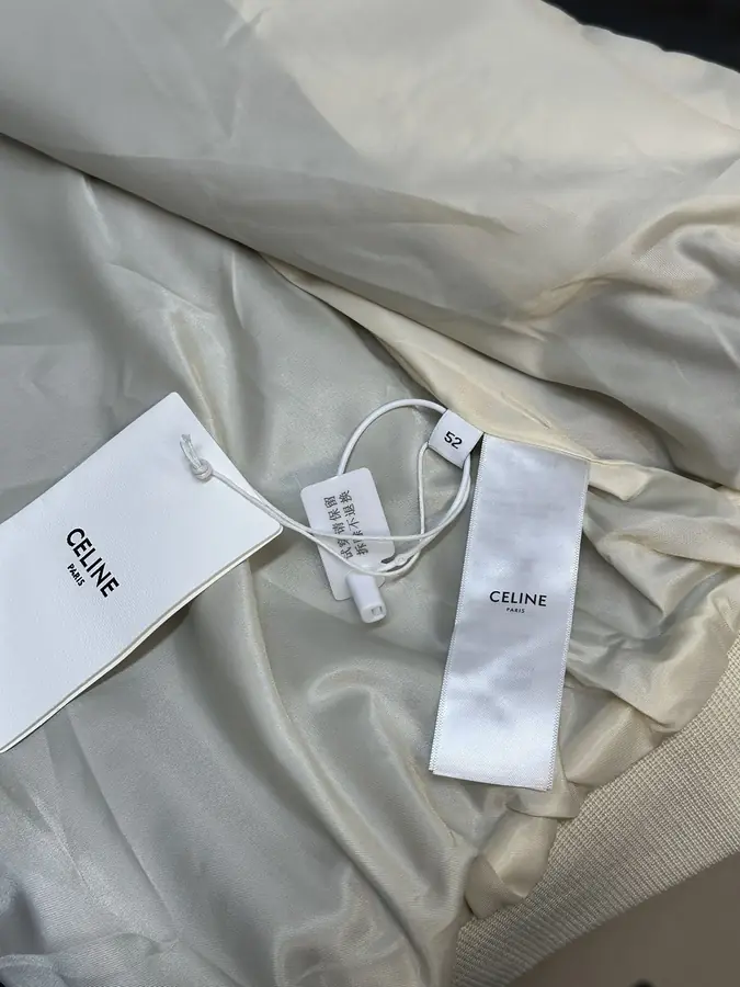 셀린느 새틴 피니시 테디 자켓