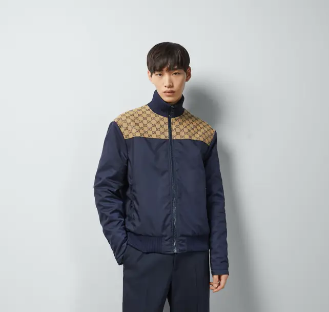 구찌 GG 캔버스 집업 재킷
