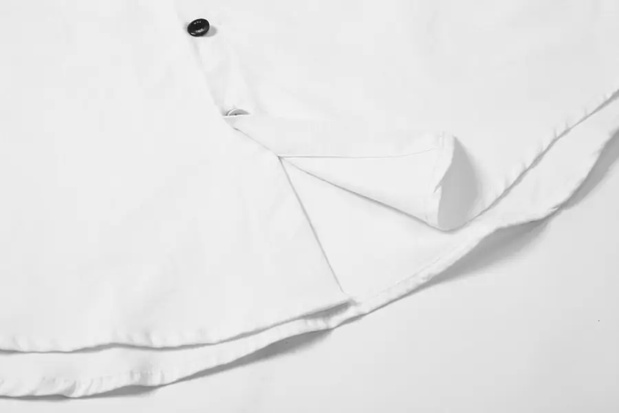 메종 마르지엘라 홀 워싱 포켓 셔츠 화이트