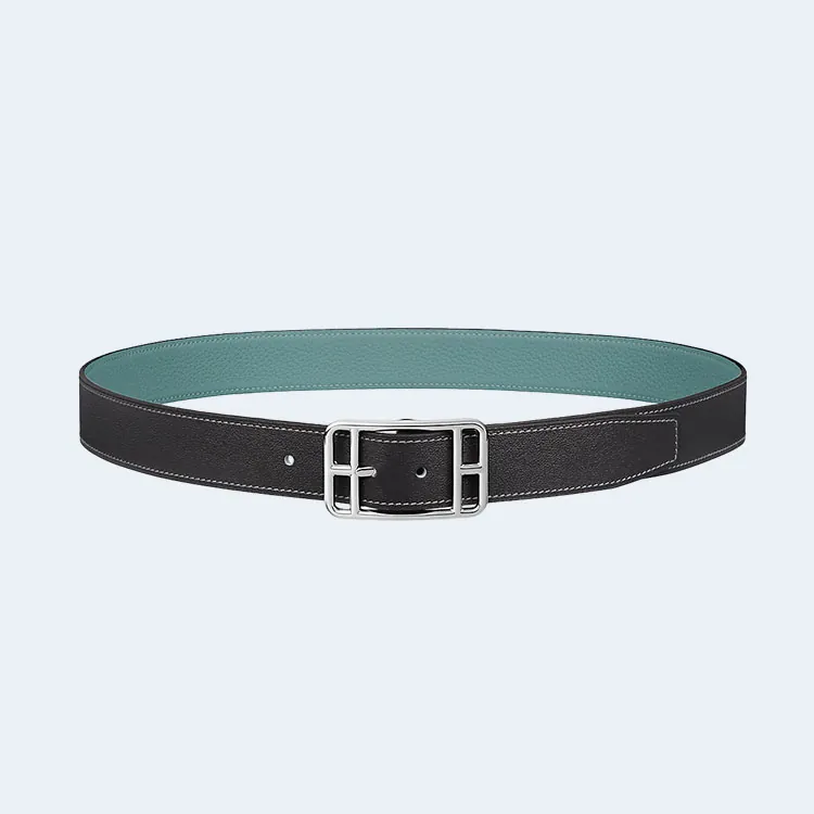 에르메스 카페 코드 32 리버서블 블루 32mm