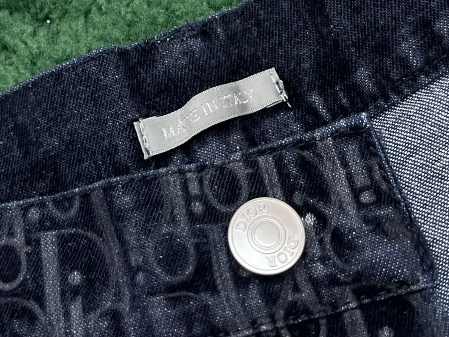 디올 오블리크 진 네이비