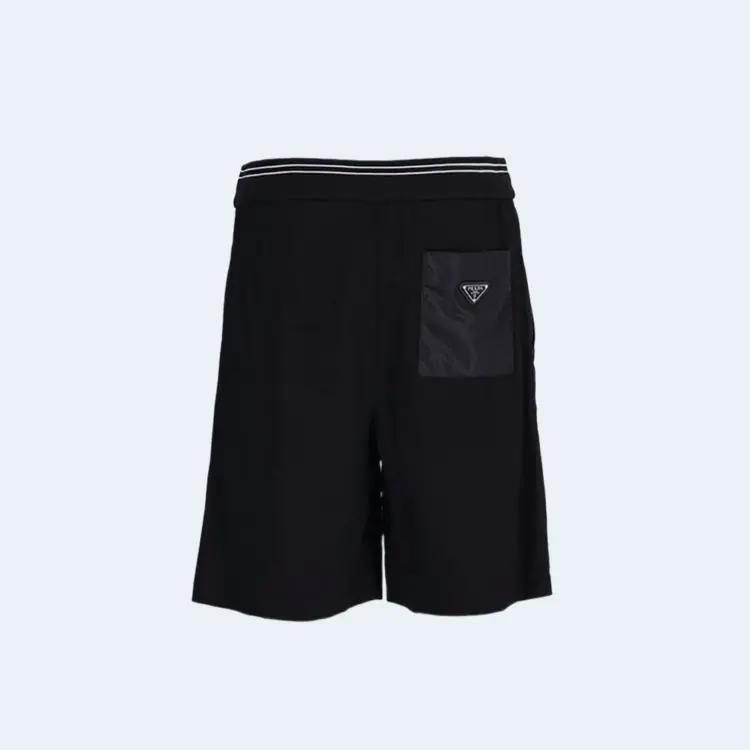 프라다 백 포켓 코튼 쇼츠