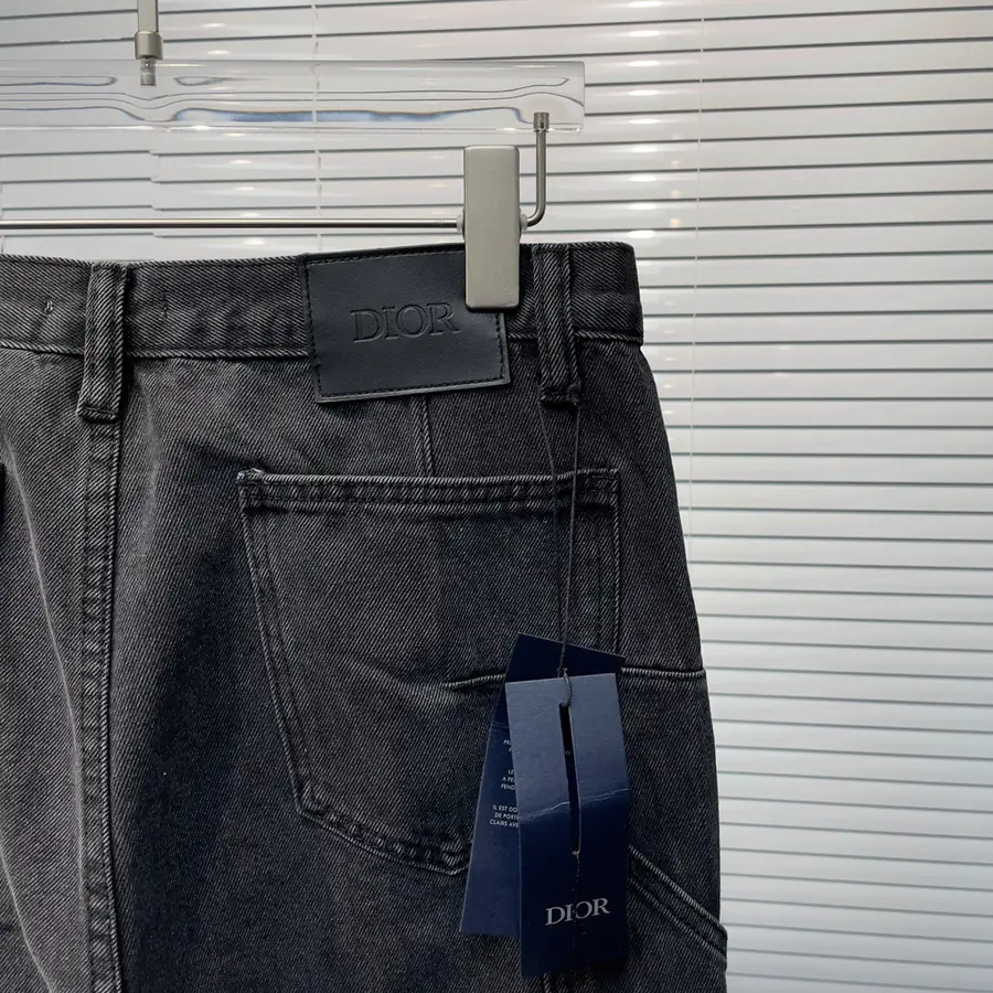 디올 블랙 카펙터 데님 진