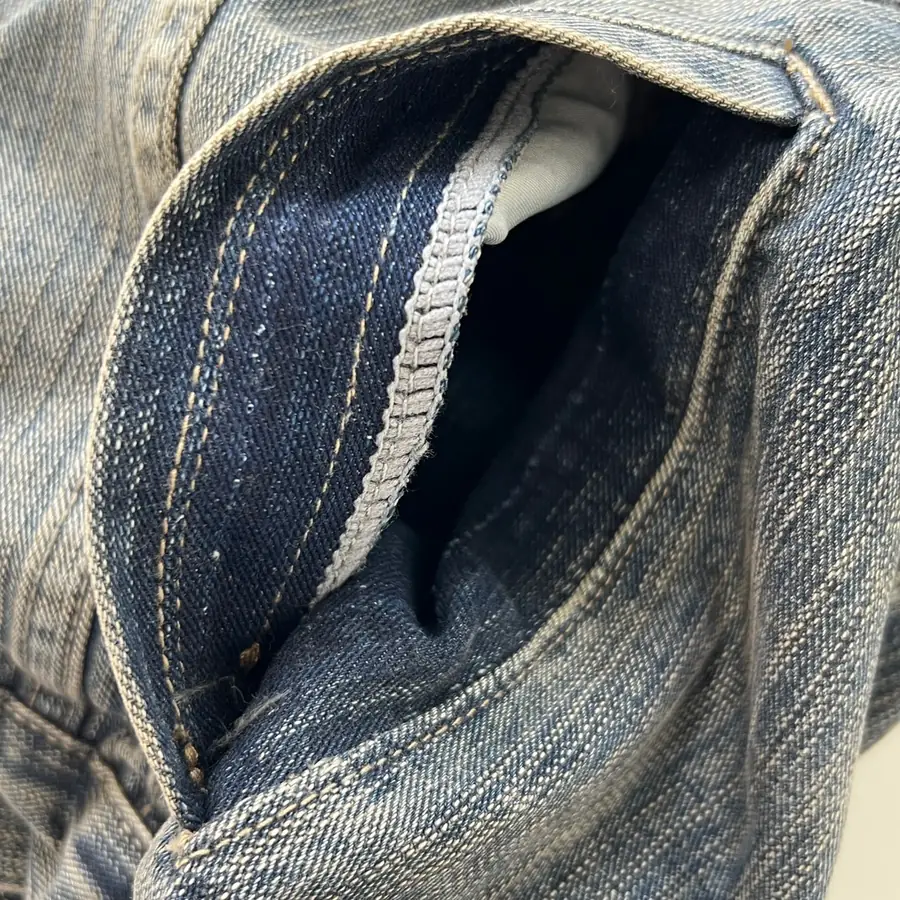 발렌시아가 크립토 라지 핏 데님 자켓