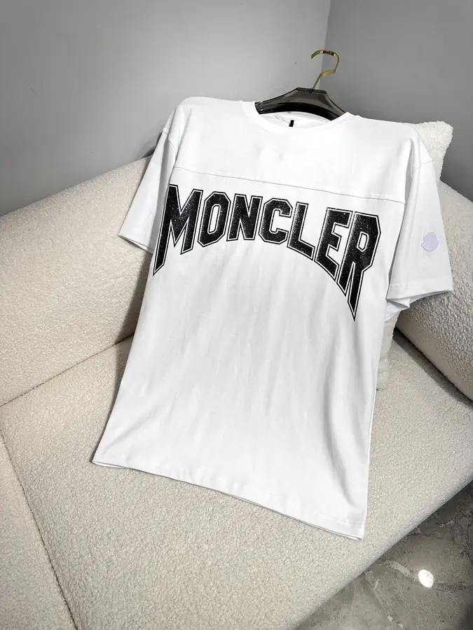 몽클레어 컬리지 반팔 티셔츠 화이트