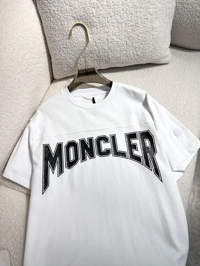 몽클레어 컬리지 반팔 티셔츠 화이트