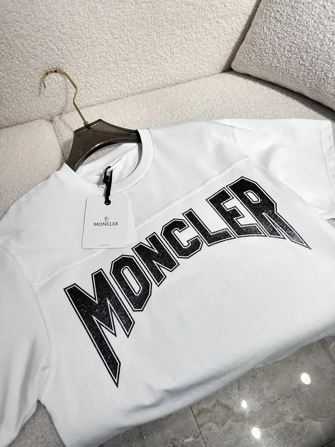 몽클레어 컬리지 반팔 티셔츠 화이트