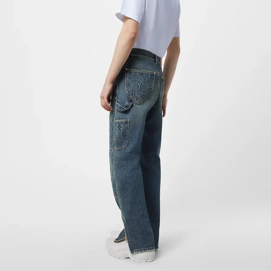 루이비통 모노그램 워크웨어 데님 팬츠