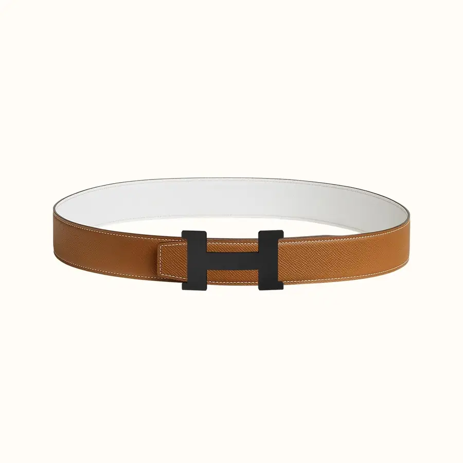 에르메스 콘스탄스 브라운 벨트 블랙 32mm
