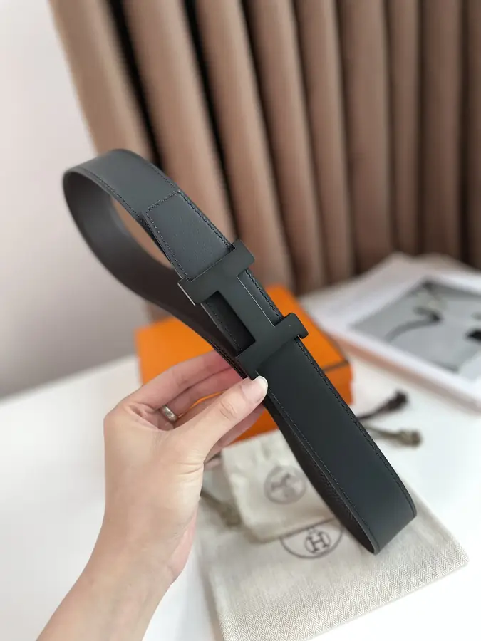 에르메스 콘스탄스 리버서블 다크 브라운 벨트 38mm