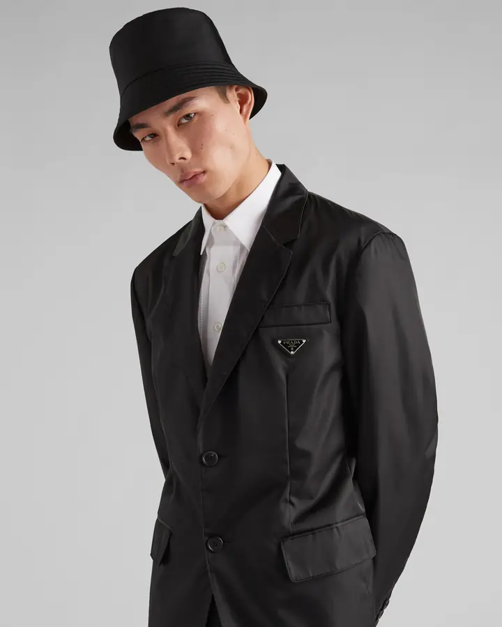 프라다 리나일론 싱글 브레스티드 자켓
