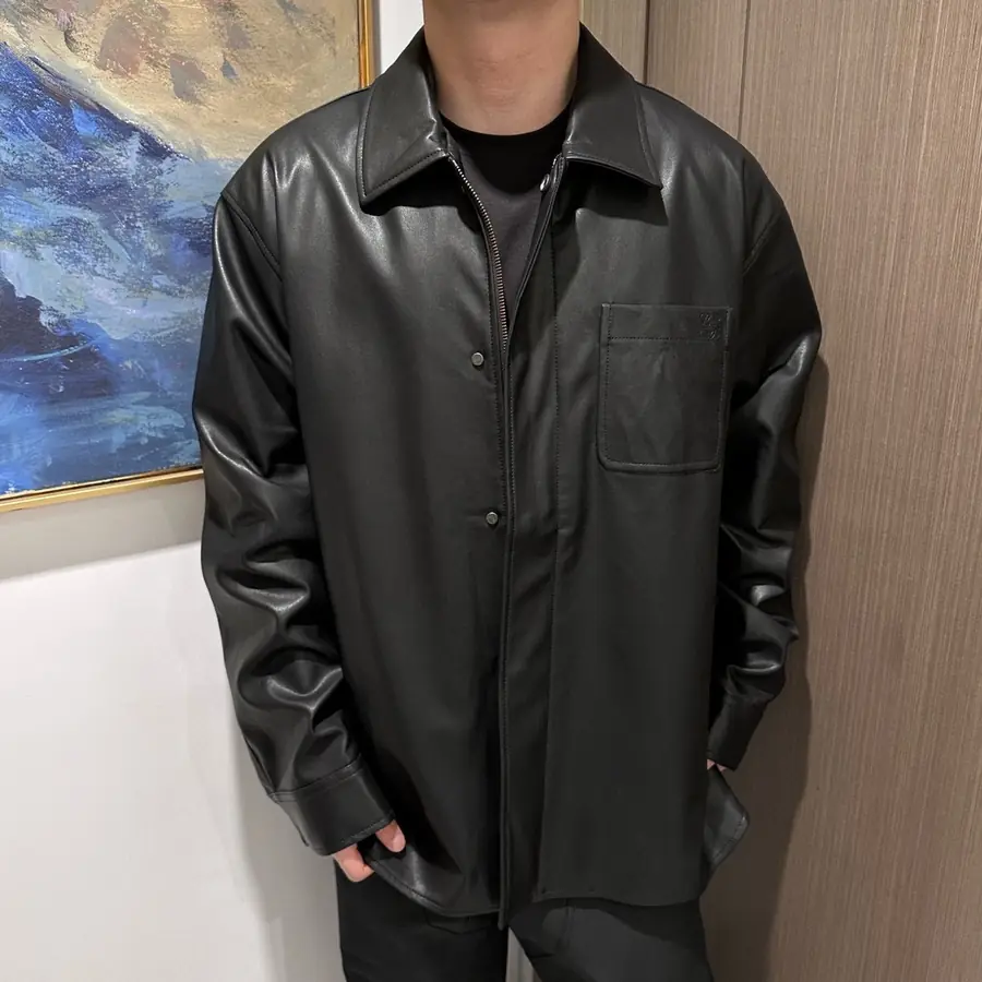 로에베 나파 램스킨 오버셔츠