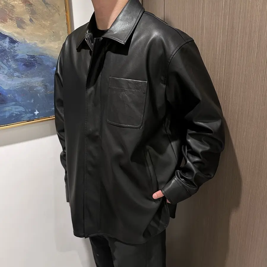 로에베 나파 램스킨 오버셔츠