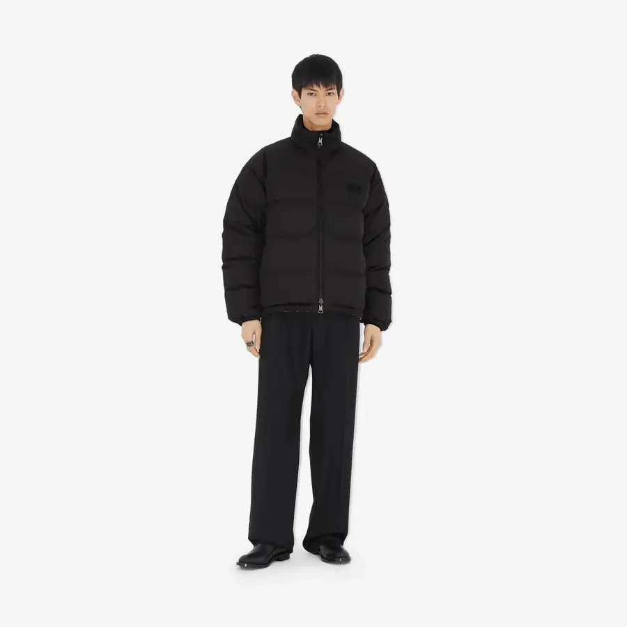 버버리 리버시블 체크 푸퍼 자켓