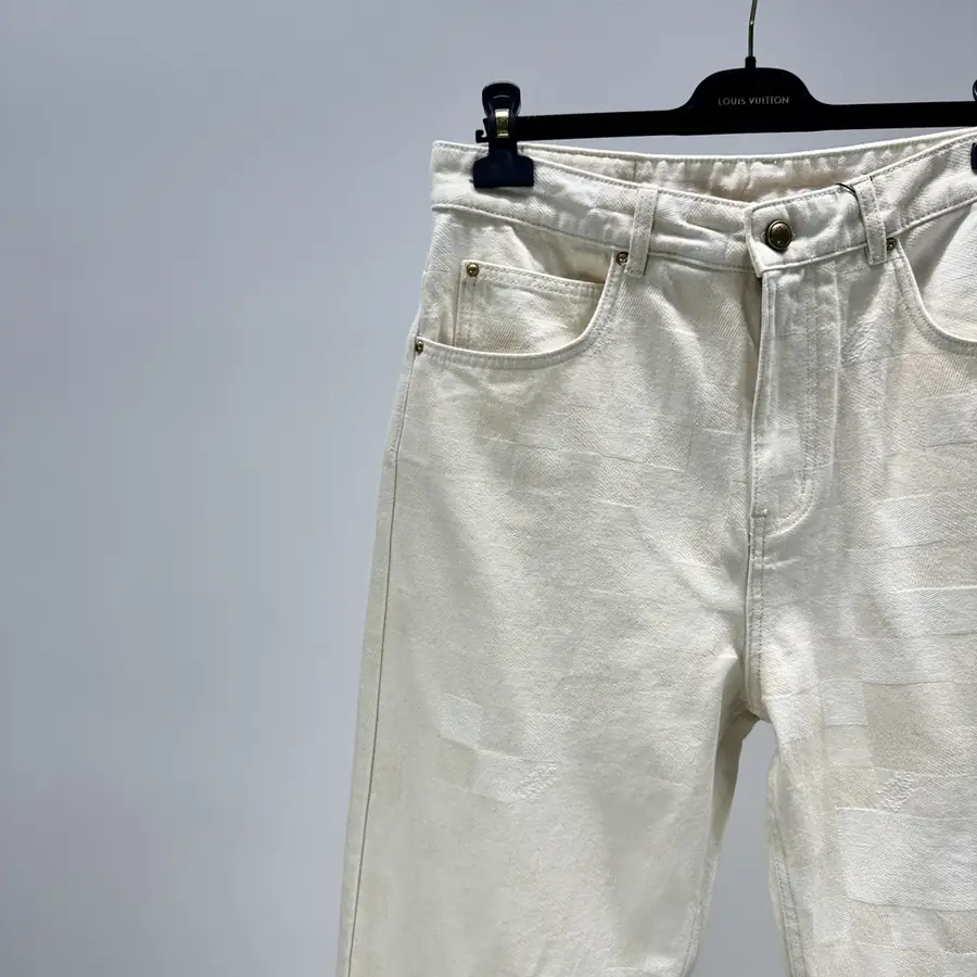루이비통 다모플라주 자카드 데님 팬츠