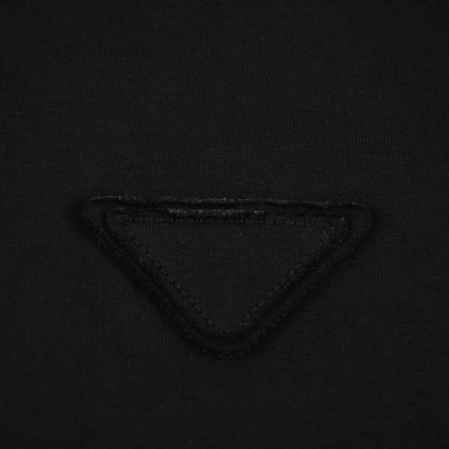 프라다 캐주얼 라펠 폴로 셔츠