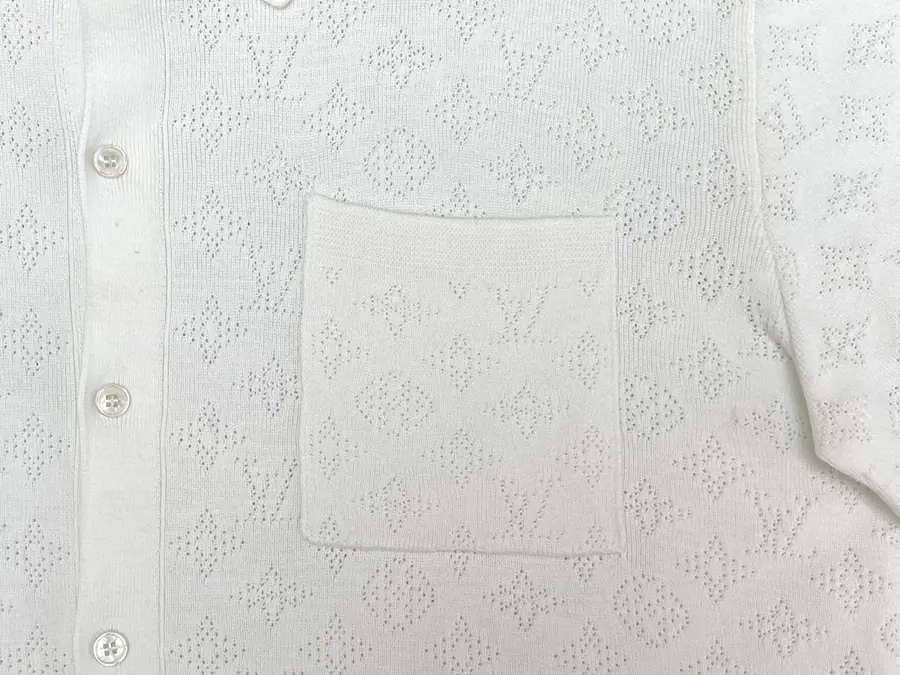 루이비통 모노그램 포인텔 코튼 반소매 셔츠 1ABJ2W