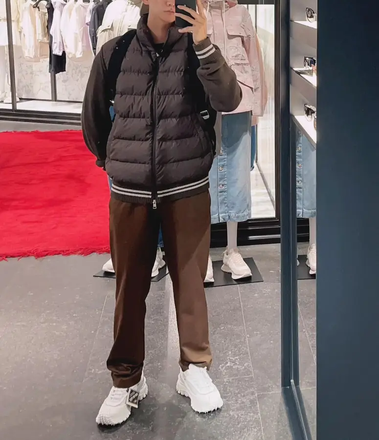 몽클레어 패딩 코튼 가디건