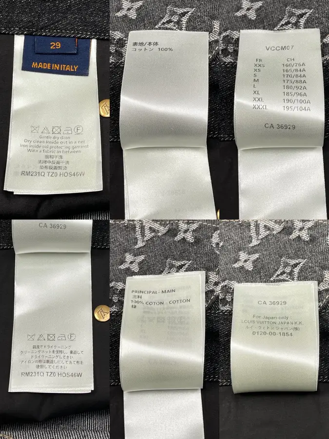 루이비통 모노그램 플라워 데님 팬츠 1ABYEC