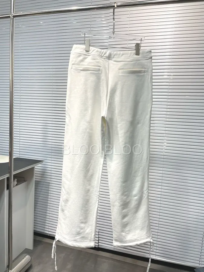 디올 트랙 팬츠 화이트