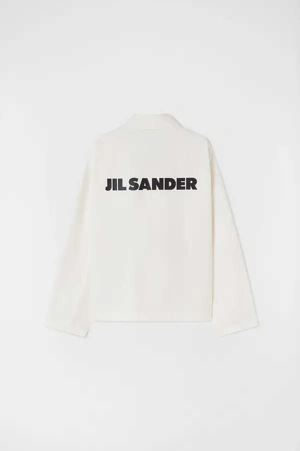 질샌더 로고 재킷