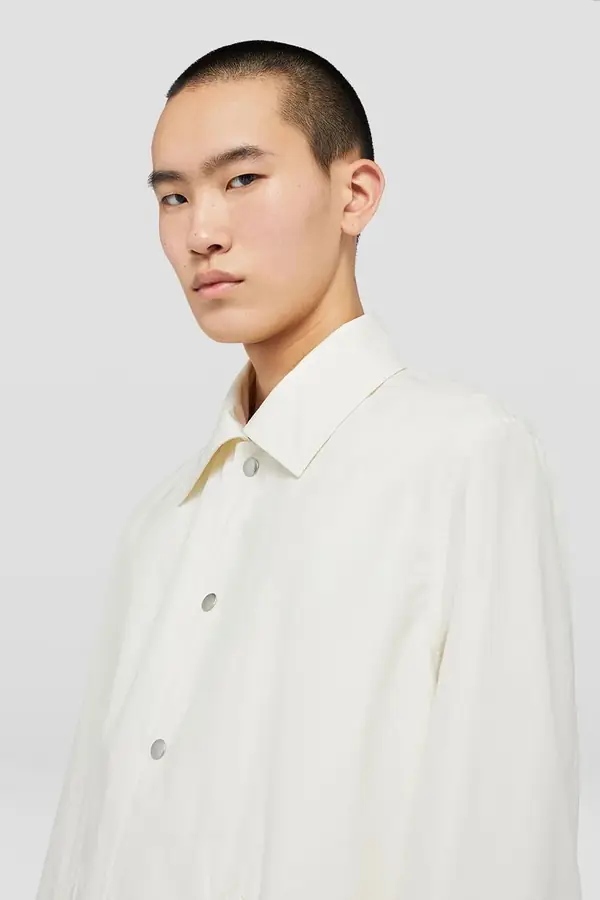 질샌더 로고 재킷
