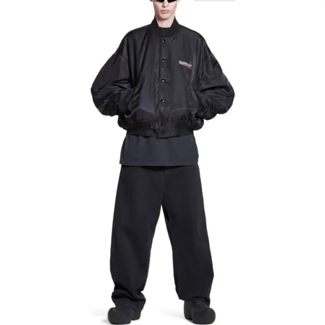 발렌시아가 폴리티컬 캠페인 바시티 자켓