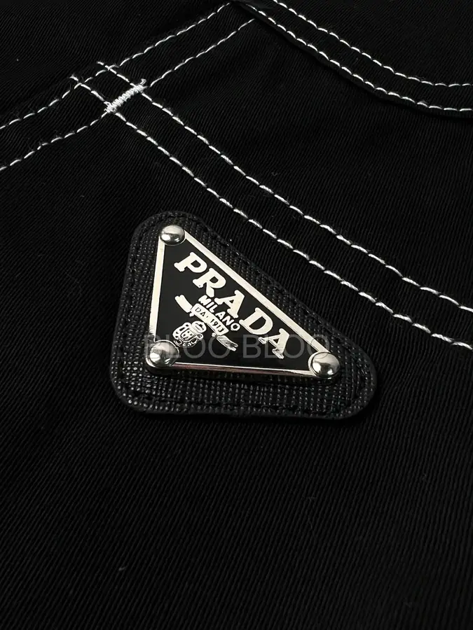 프라다 스트레치 코튼 팬츠