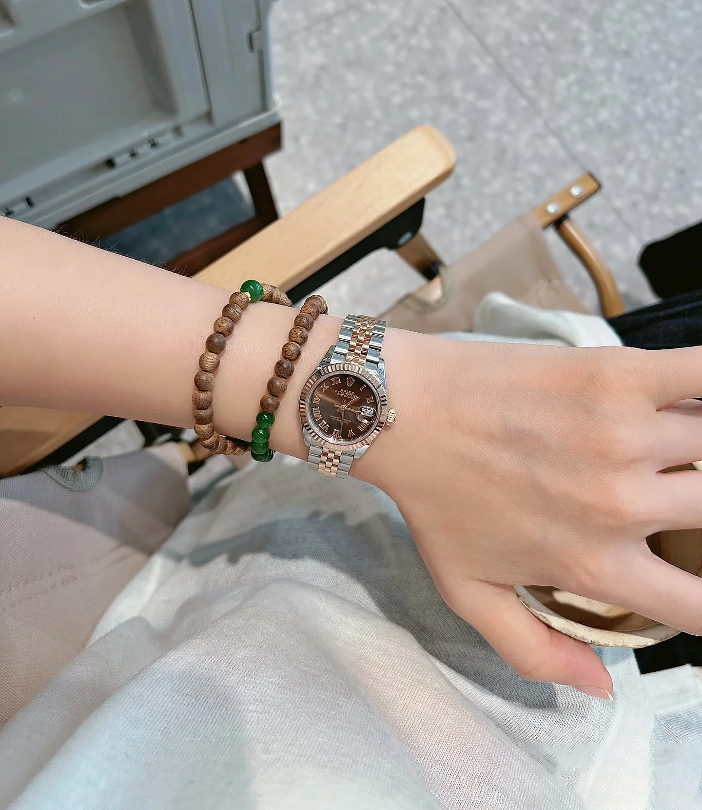 롤렉스 데이저스트 31mm 초콜릿 로만 오이스터 상세 이미지 4