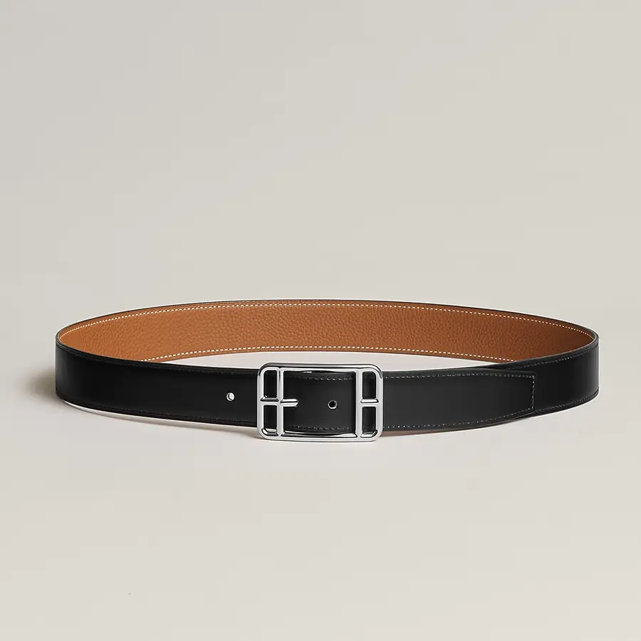 에르메스 카페 코드 32 리버서블 브라운 벨트 32mm