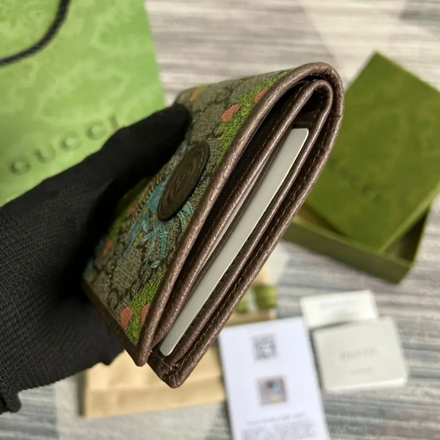 구찌 GG 수프림 정글 반지갑