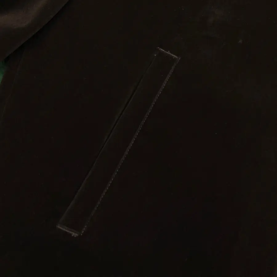 프라다 코튼 벨벳 블루종